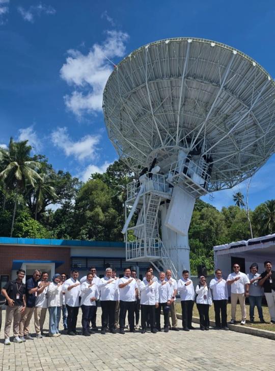 Kemenko Polkam Tegaskan Komitmen Konektivitas Nasional melalui Penguatan Gateway SATRIA-1 Ambon